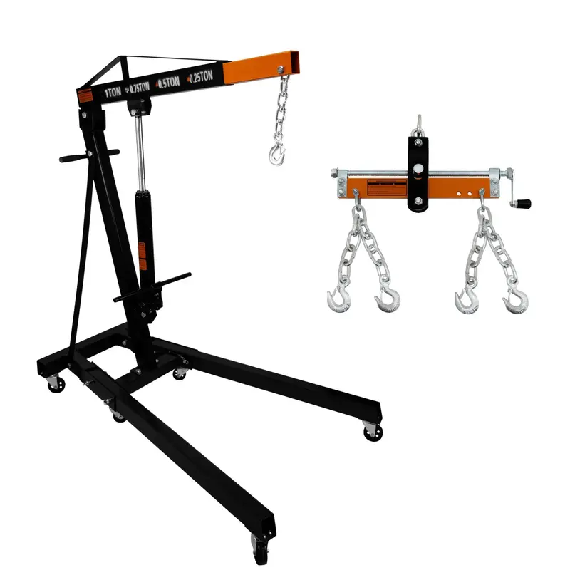 1-Tonne Hydraulic Engine Crane with Balanced Load Leveller