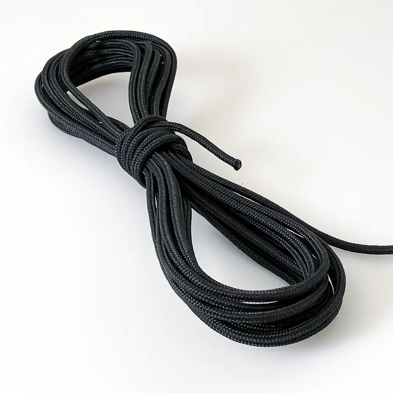 5mm Solid Black Nylon Perimeter Rigging Line