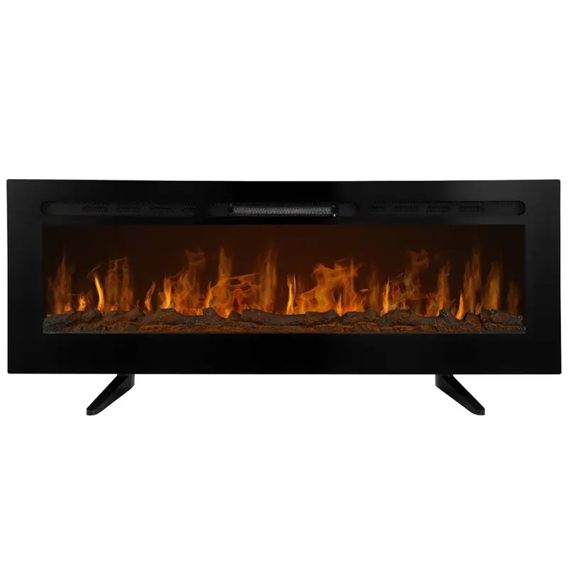 60-Inch Recessed Electric Fireplace Unit