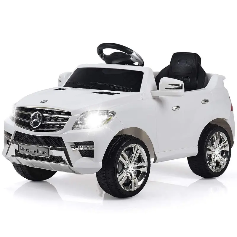 6V Mercedes-Benz-Themed Ride-On Car for Kids with MP3 Player and Remote Control