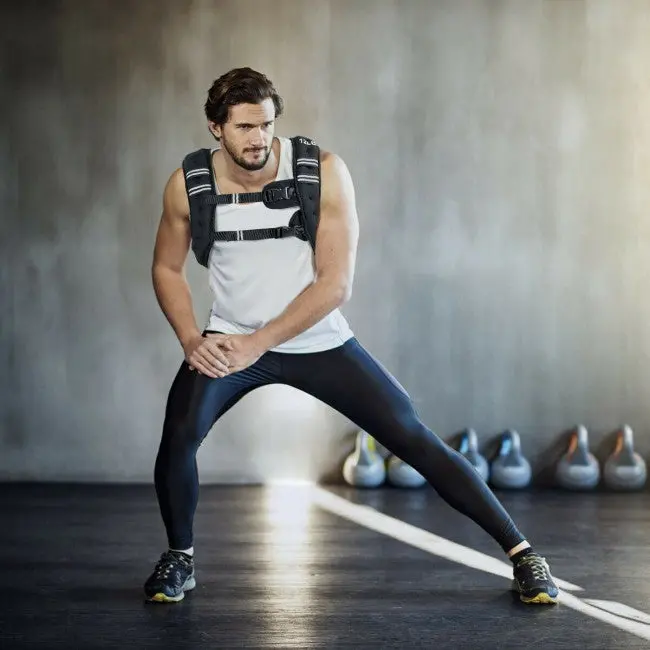 Adjustable Weighted Vest for Fitness Training – Reflective Stripe for Visibility & Safety