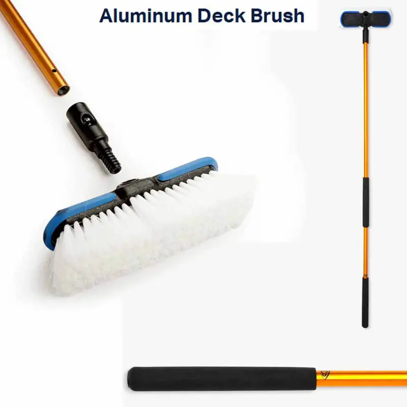 Aftco Aluminum-Handle Marine Deck Brush