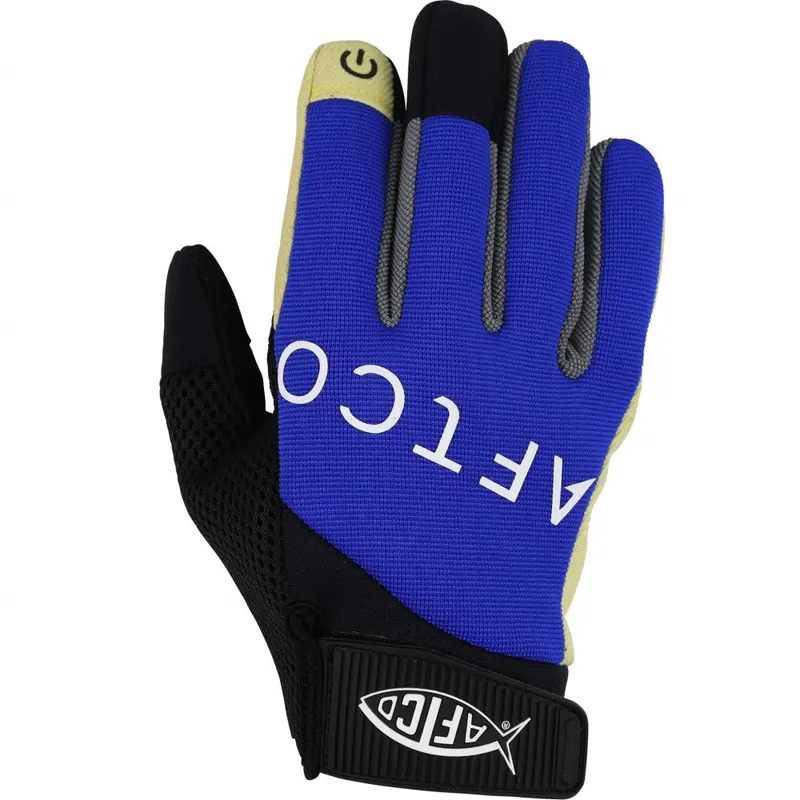 Aftco Blue Utility Gloves – Durable Work & Fishing Hand Protection