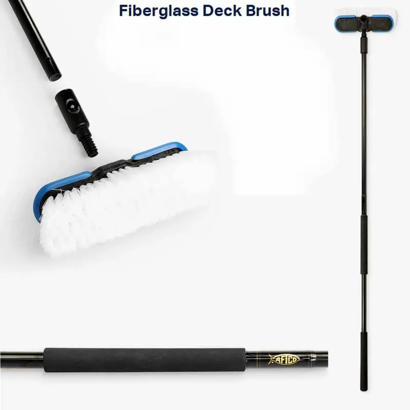 Aftco Fiberglass Deck Cleaning Brush for Boats