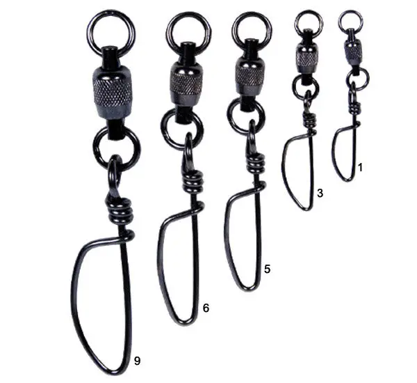 Billfisher Krok Ball-Bearing Snap Swivels – 10-Pack