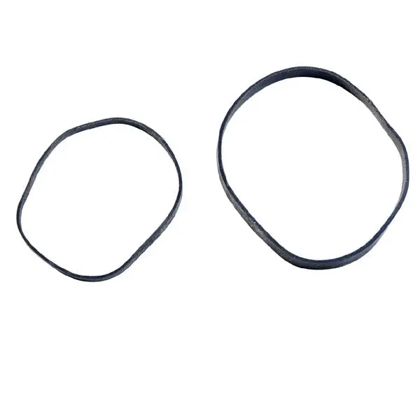 Black UV-Resistant Rubber Securing Bands