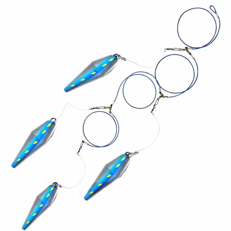 Boone Little Lulu 7.5-Inch Mackerel Soft Bait – 4-Pin Rigged Teaser