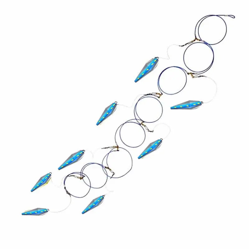 Boone Little Lulu 7.5-Inch Mackerel Soft Bait – 8-Pin Rigged Teaser