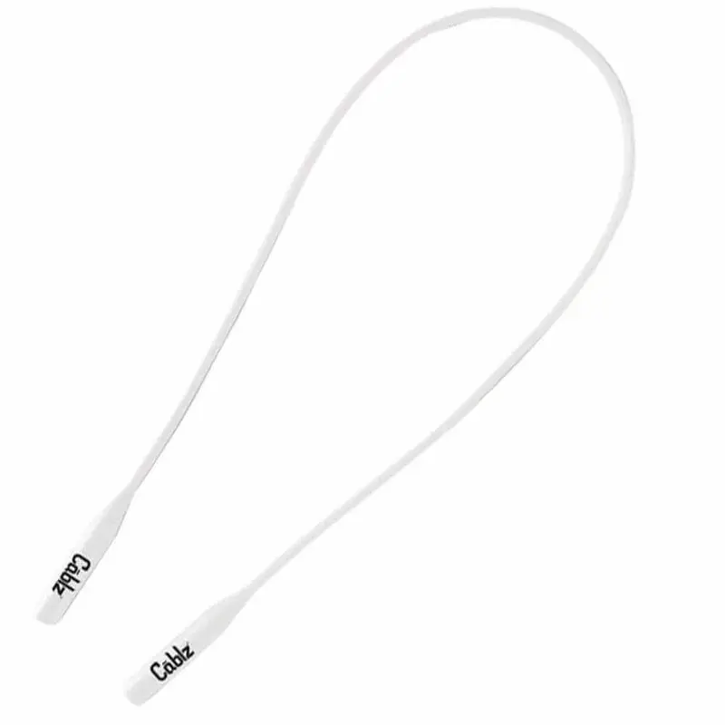 Cablz Silicone Eyewear Retainer – 16″, White