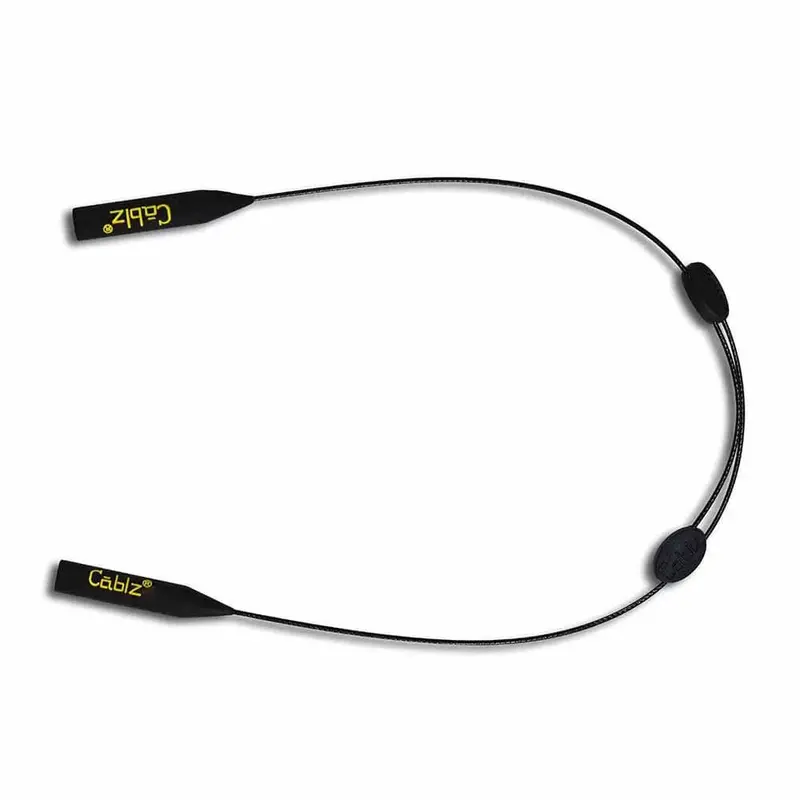 Cablz Zipz Universal Adjustable Eyewear Retainer – 16″, Black