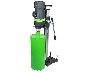 CS Unitec DBE 201 Heavy-Duty 8″ Diamond Core Drilling Rig – Wet-Use Concrete, Brick & Stone Coring System, 110V, German-Made