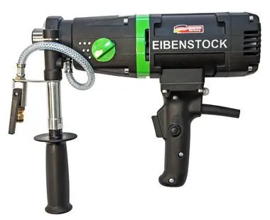 CS Unitec END 130/3.2-PO Handheld Diamond Core Drill – 6″ Wet-Use Concrete & Masonry Corer, 110V, 3-Speed, German Engineering