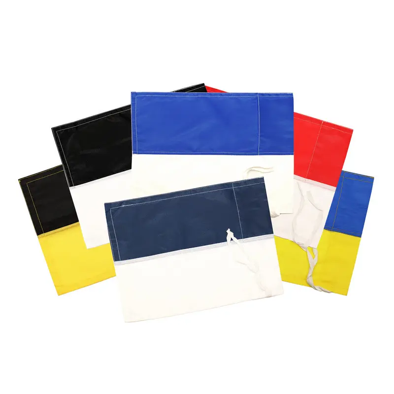 Dual-Color Horizontal Corner Flags