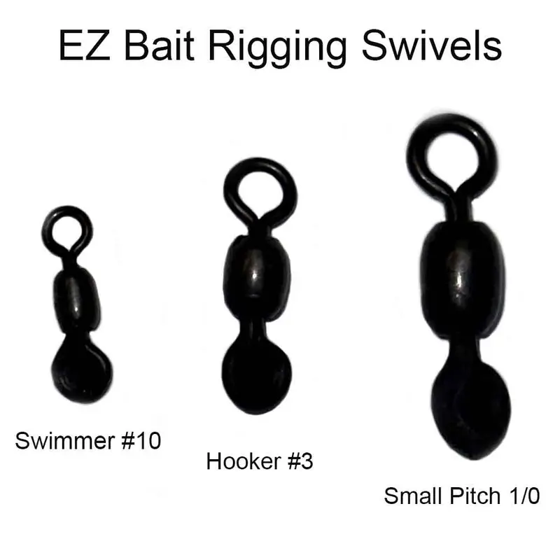 EZ Bait Rigging Small Pitch 1/0 Swivel – Low-Profile Saltwater Connection