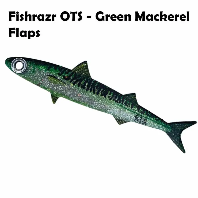 Fish Razr Green Mackerel Flaps – 6-Pack