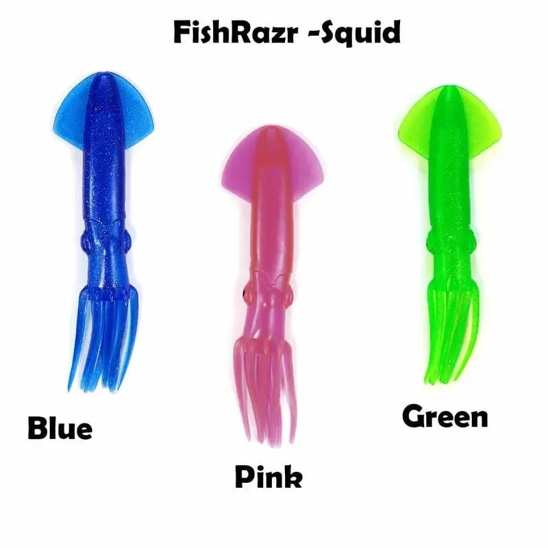 FishRazr 9-Inch Realistic Squid Lure