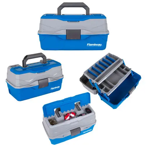Flambeau Classic 2-Tray Hard-Case Tackle Box