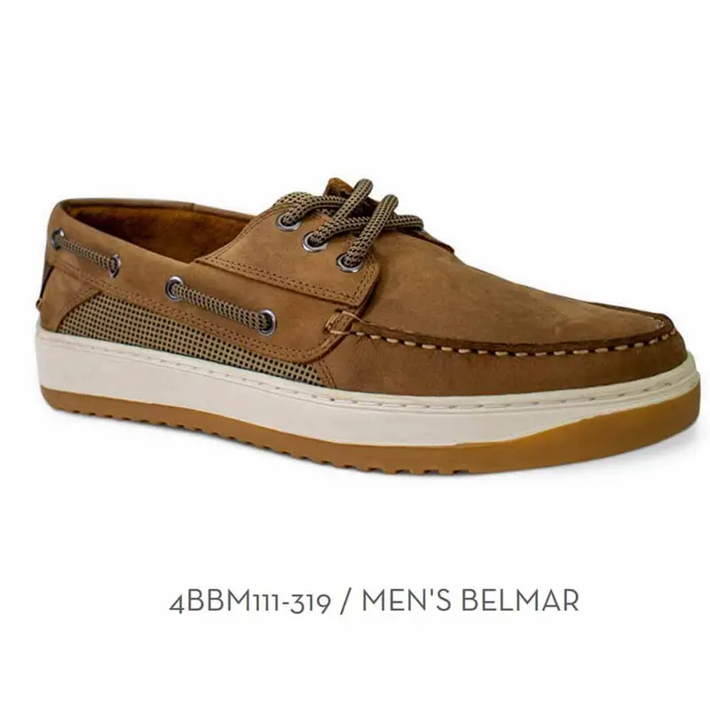 Frogg Toggs Belmar Caramel Men’s Nautical Boat Shoes