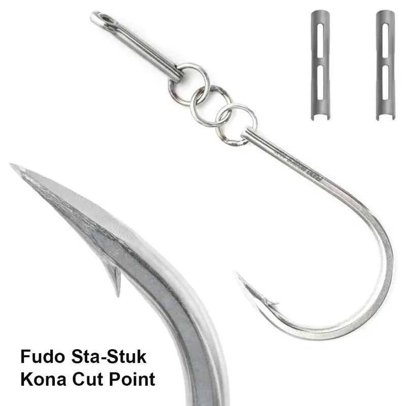 Fudo Hooks Sta-Stuk Kona Cut Point Fishing Hook