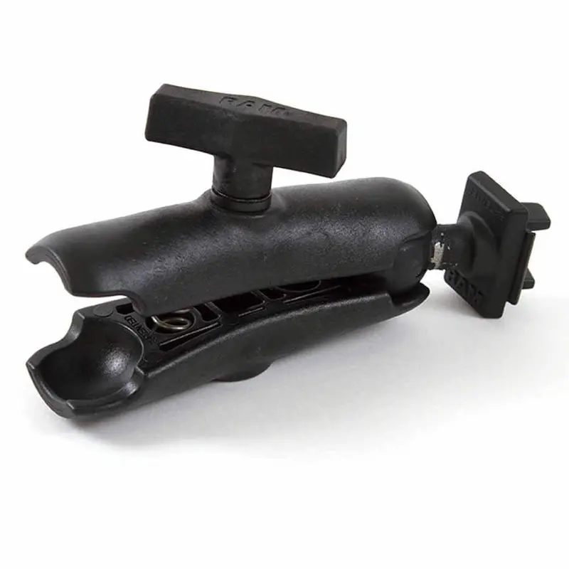 Hobie RAM Lowrance Mount – Compact Base with 1.5-Inch Articulating Arm for Small Displays