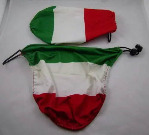 Italian Flag Mirror Covers – Pair of Side-Mirror Flags for Vehicles