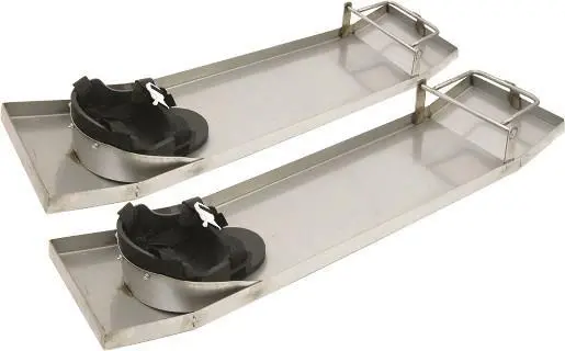 Marshalltown Stainless Steel Knee Board – Includes Sliders and Comfort Knee Pads