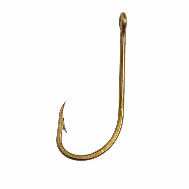 Mustad Bronze Beak Hook – 100-Piece Pack for Bait Rigging
