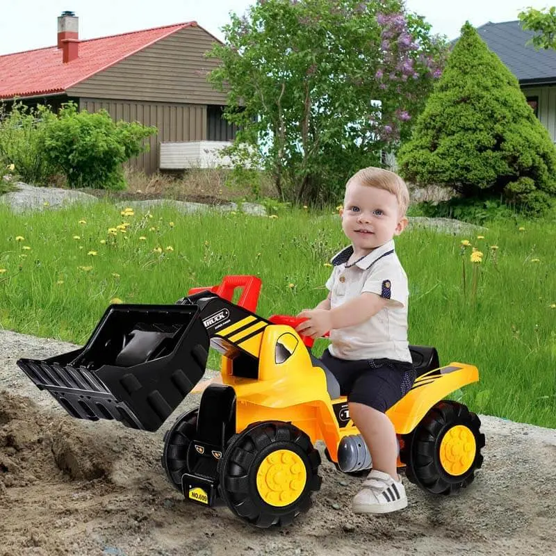 Outdoor Ride-On Construction Set – Excavator, Bulldozer, and Sand Digger Toy Truck for Kids