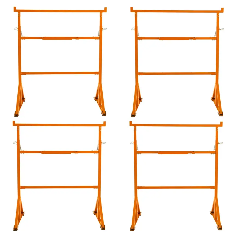 Pack of 4 Foldable Trestle Stands