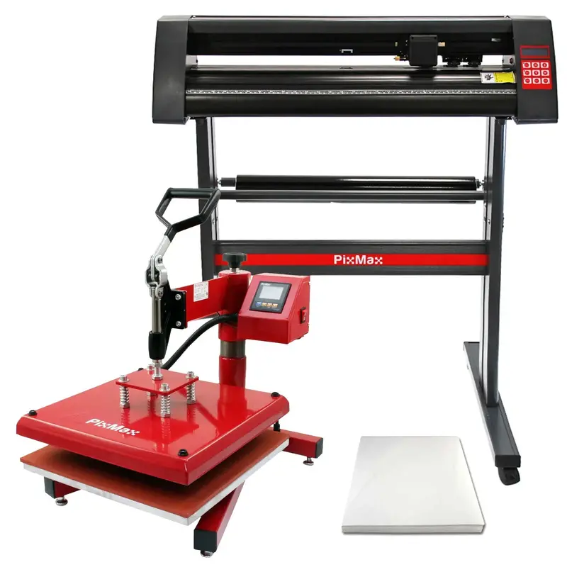 PixMax 38cm Swing Heat Press with Vinyl Cutting Function