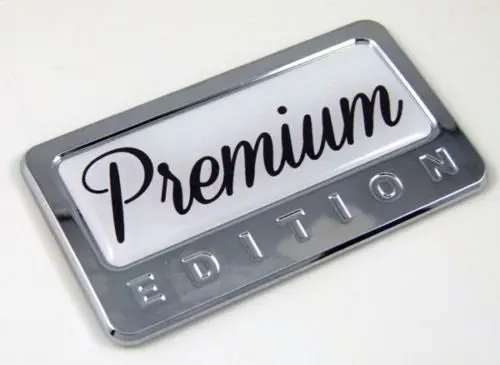 Premium Chrome Emblem Collection – High-Gloss Domed Auto and Motorcycle Badges