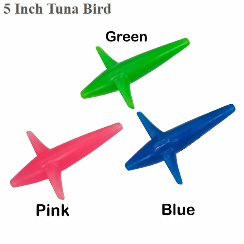 Squidnation 5-Inch Tuna Bird Topwater Lure – Hollow-Body Skitter for Surface Action