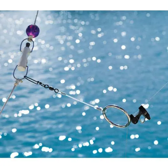 Stainless Steel Kite Ring with Integrated Snap Swivel – Corrosion-Resistant