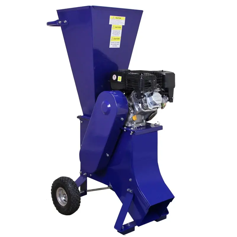 T-Mech 5-Ton Log Splitter with 370mm Stroke and 6.5HP Wood Chipper Combo