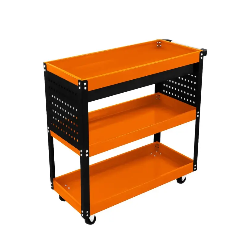 T-Mech Mobile Tool Storage Trolley with Lockable Drawers