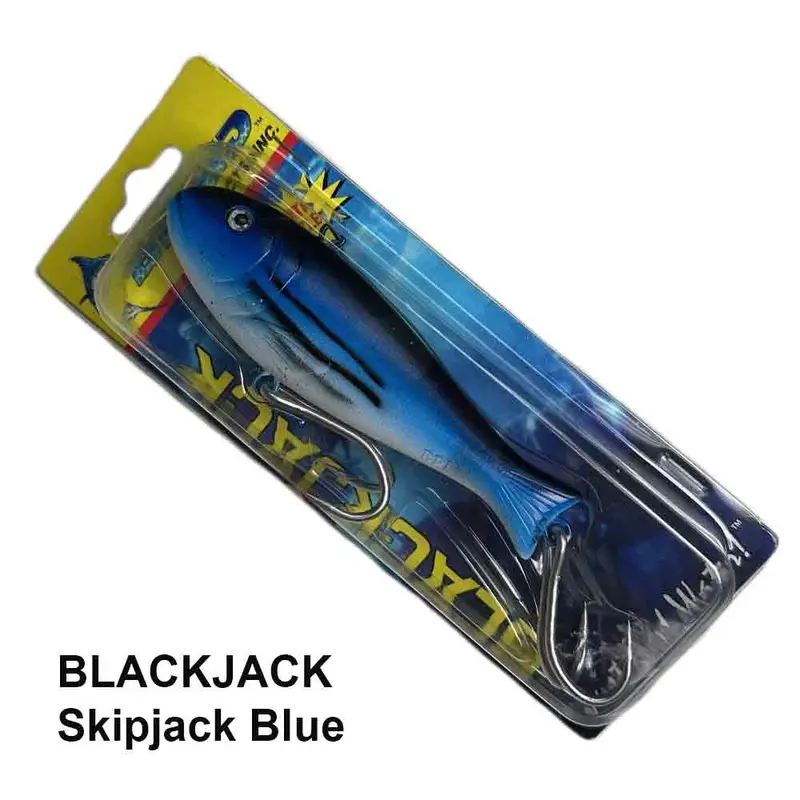 The Braid 4-Inch Skipjack Blue Blackjack Soft Lure