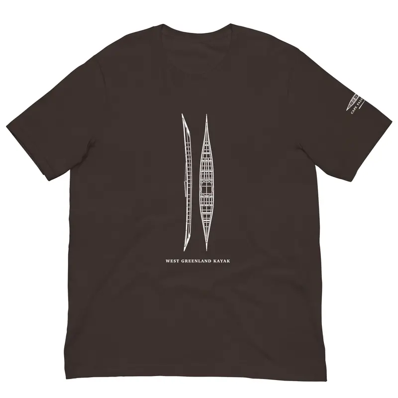 West Greenland Kayak Tee – Vertical Installation Variant