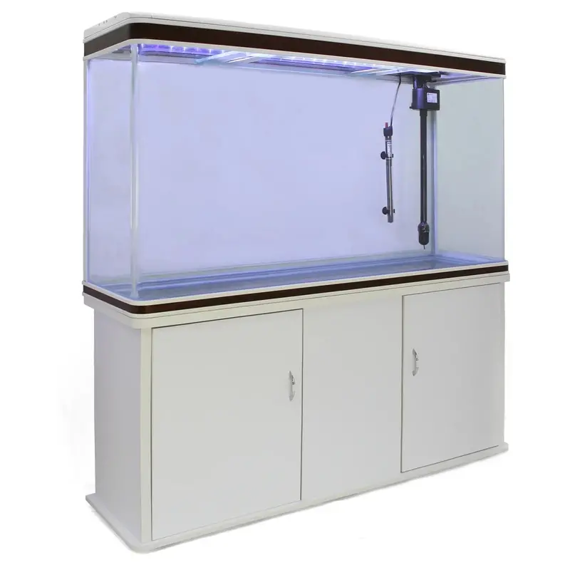 White Aquarium Tank and Stand Combo – Stylish All-in-One Fish Habitat