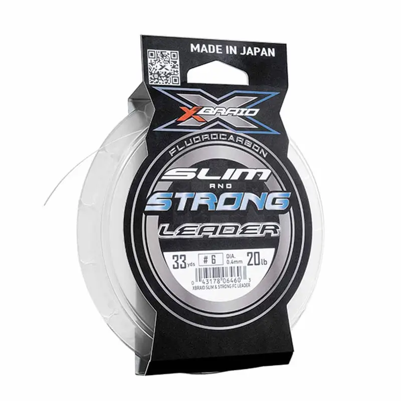 XBRAID Slim-X Fluorocarbon Leader – Low-Visibility, High-Strength Fishing Line