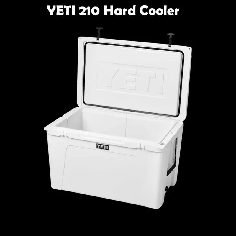 YETI Tundra 210 White Rotomolded Hard Cooler – 210-Quart Premium Ice Retention