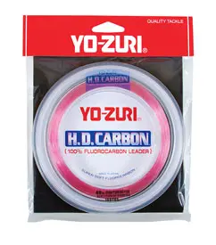 Yo-Zuri Pink Fluorocarbon Leader – 100-Yard Spool