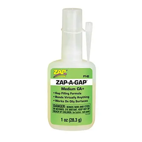 Zap Fly Fishing Zap-A-Gap Medium Green Adhesive (1 oz)